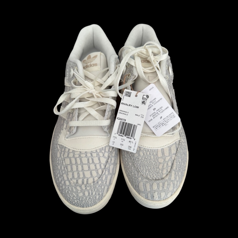 Adidas Originals Rivalry Low Snake Jacquard Pack" Sneakers  Size 12
